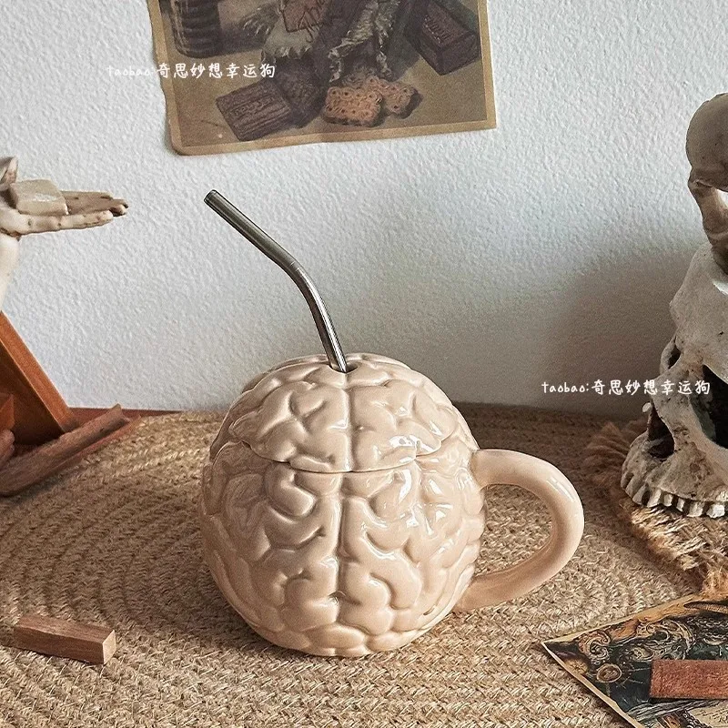 

Brain Ceramics Mugs Coffee Mug Milk Tea Office Cups Drinkware the Best birthday Gift