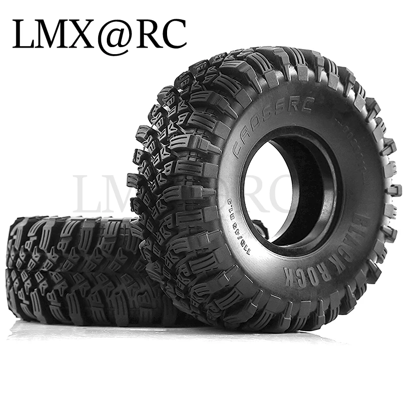 RC car 4PCS 115mm 1.9" Soft Rubber Tire Wheel Tyre for 1/10 RC Crawler Car Axial SCX10 Pro Capra Traxxas TRX4 RC4WD D90 Redcat