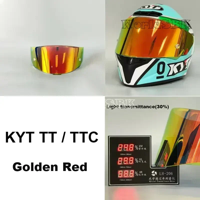 Motorhelm Vizier voor KYT TT CURSUS Motorhelm Schild Voorruit Zonnebrandcrème TTC Helmen Accessoires Hoge Sterkte