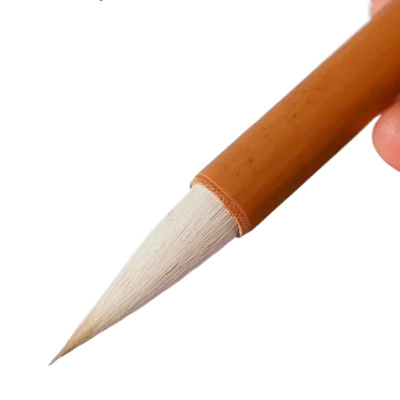 High End Mixed Woolen Multiple Hair Calligraphy Brush Chinese Calligraphy Painting Pen Medium Regular Script White Cloud Brush