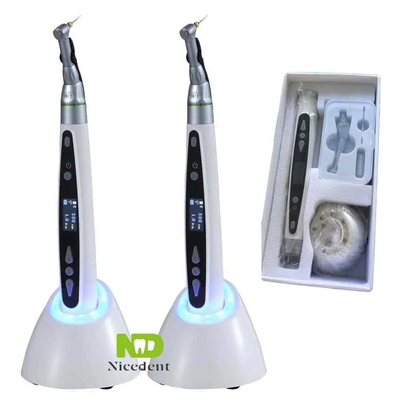 Root Canal Treatment led light Rotary endodontic teeth wireless Dent al endo motor with 1pack endo files for free