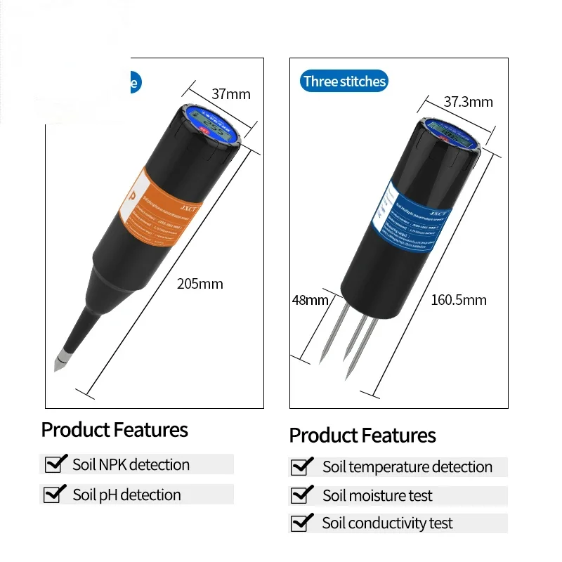 Hot sales  Instant Reading Screen Waterproof Wireless NPK Analyzer detector Soil Nutrient Sensor