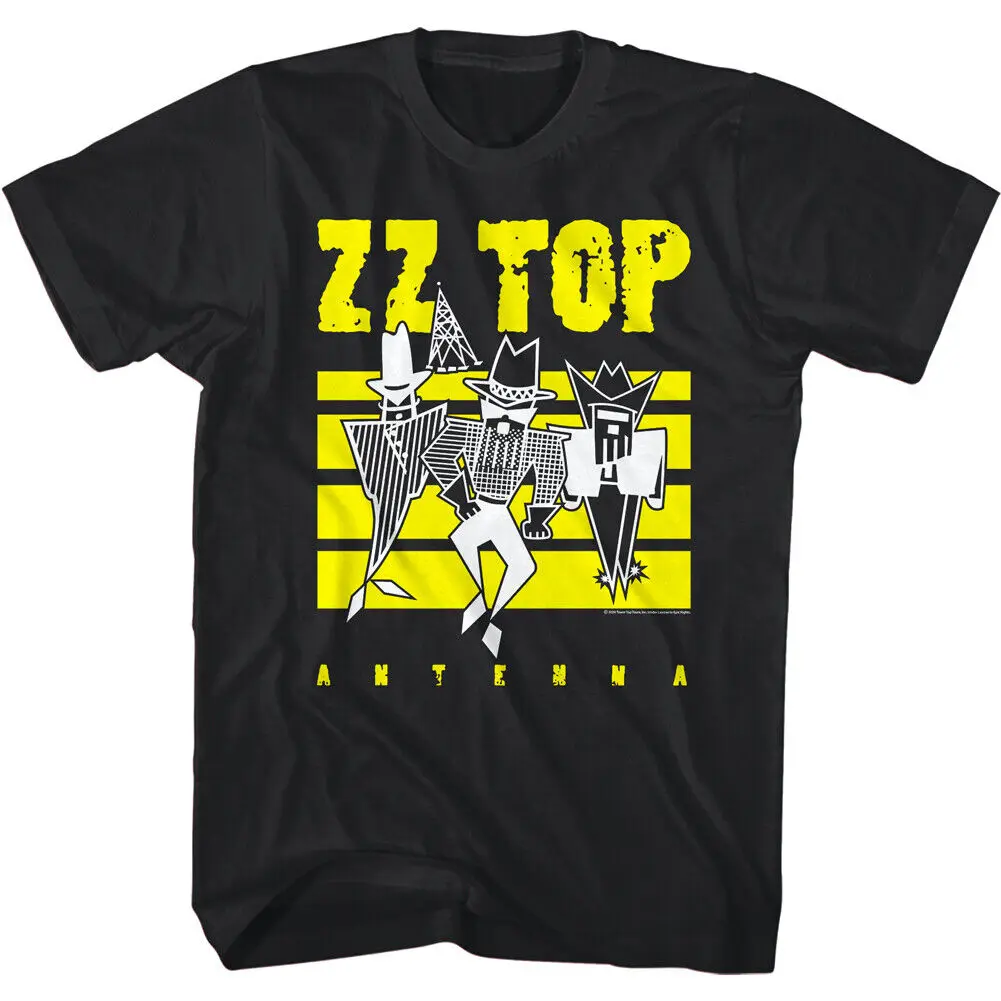 Zz Top Antenna Album Cover Men'S T Shirt Rock Band Tour Merch