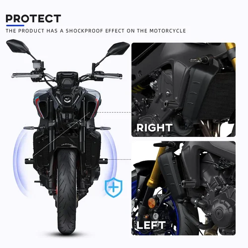 Imagen 2 del producto Protector deslizante de marco MT09 2021 para YAMAHA MT-09/SP TRACER 900 9/GT 2022-2025 9GT, almohadilla de protección contra caídas para motocicleta