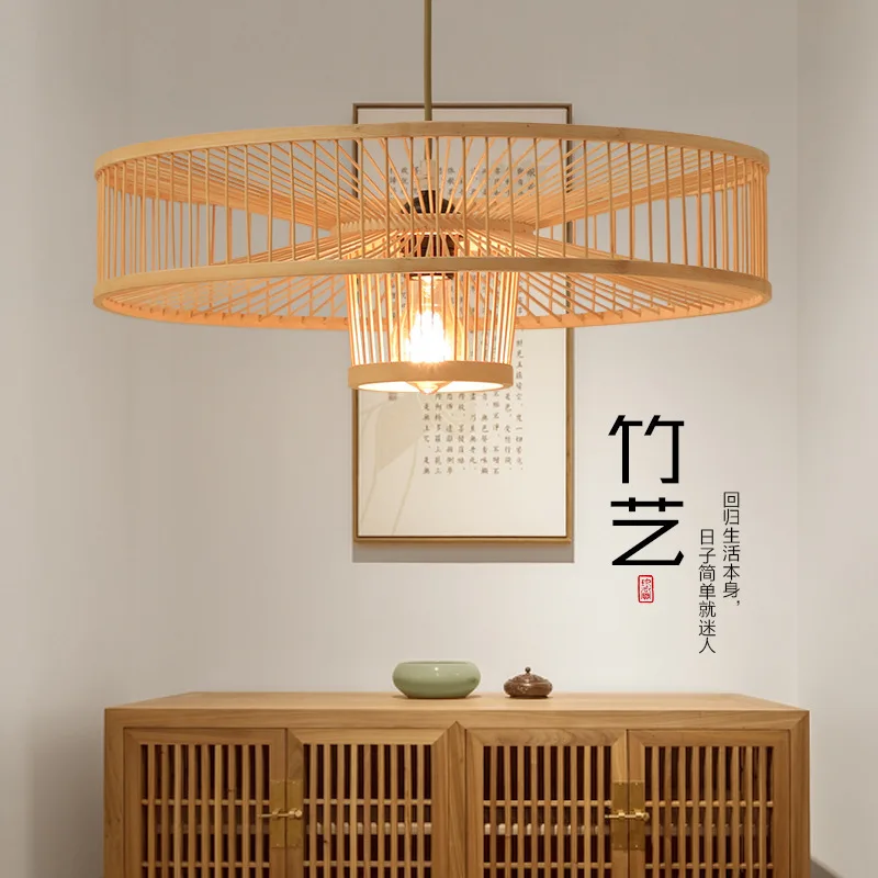 檻 日本の畳 籐の芸術 ランプ 茶室 書斎 バルコニー 竹の芸術