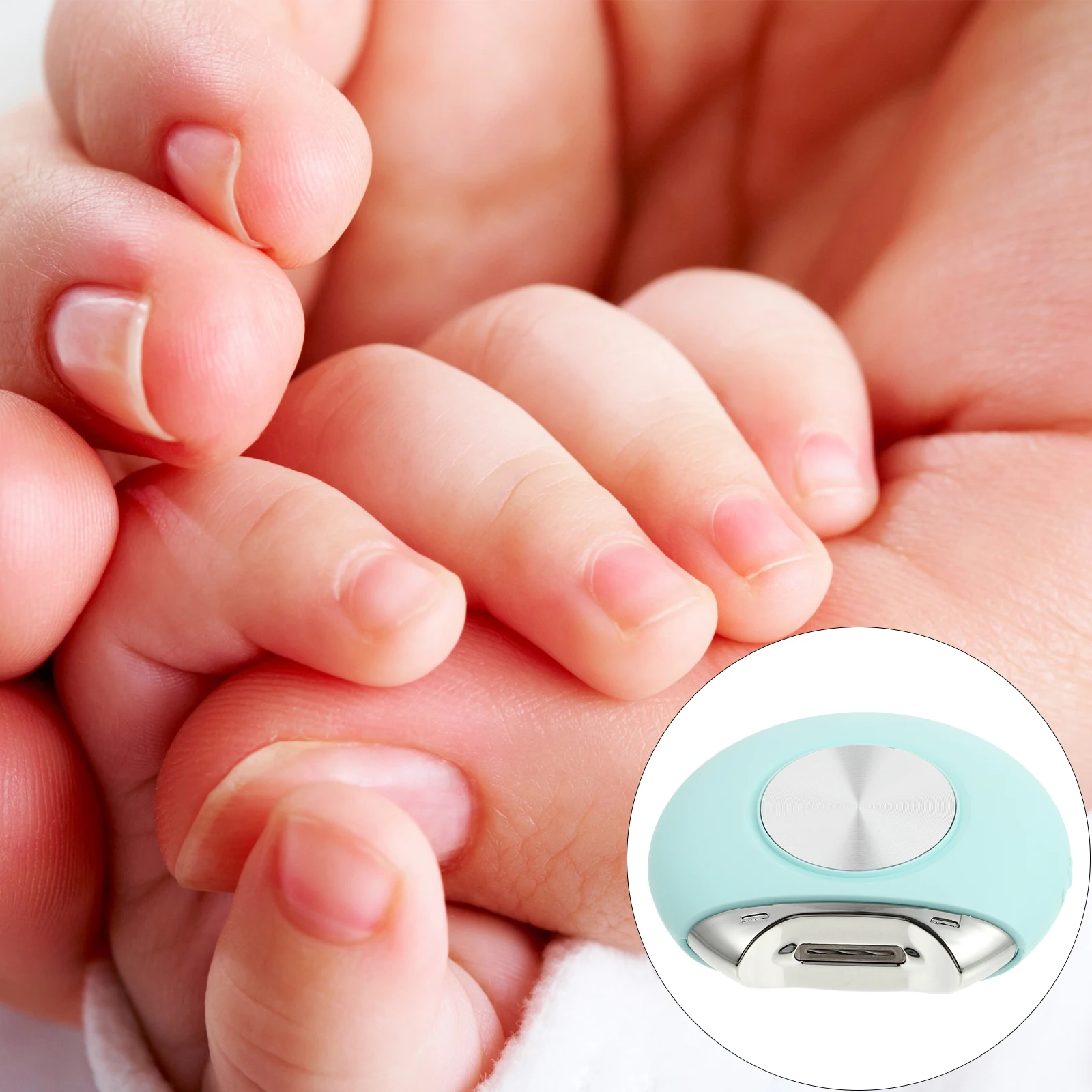 성인용 전기 클리퍼 1세트, 둥근 모서리 안전 트리머, 경량 매니큐어 페디큐어 도구, 네일 케어 키트, 네일