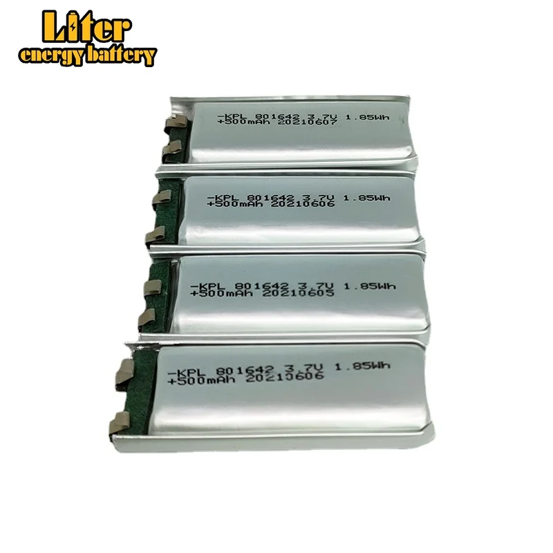 3A 방전 폴리머 리튬 배터리 801642 평방 리튬 코발트 배터리 4.2V 장난감 자동차 항공기 모델 배터리 도매