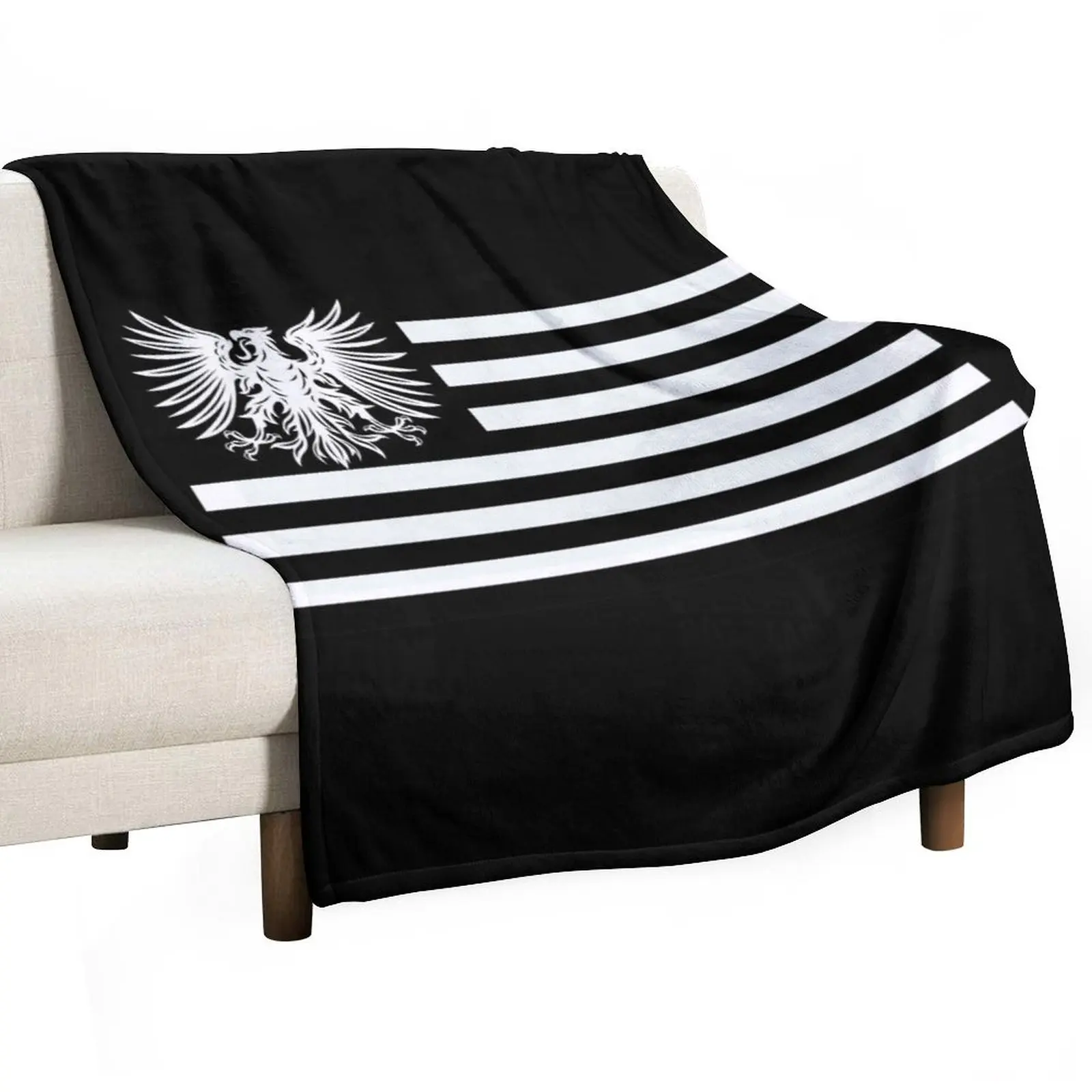 American Prussian Flag Throw Blanket Picnic Luxury Throw Baby Blankets