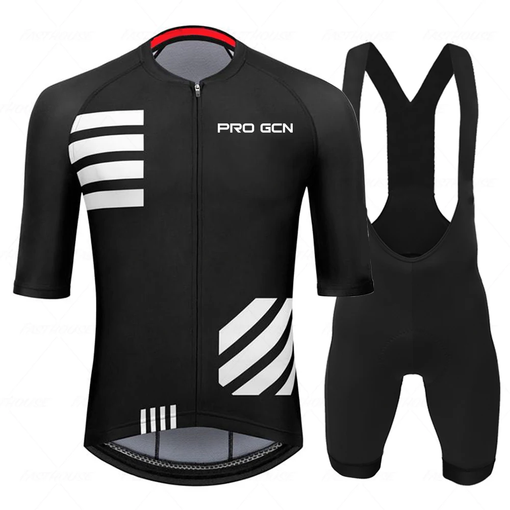 2023 PRO GCN  Men Summer Cycling Clothing Sets Breathable Mountain Bike Cycling Clothes Ropa Ciclismo Verano Triathlon Suits