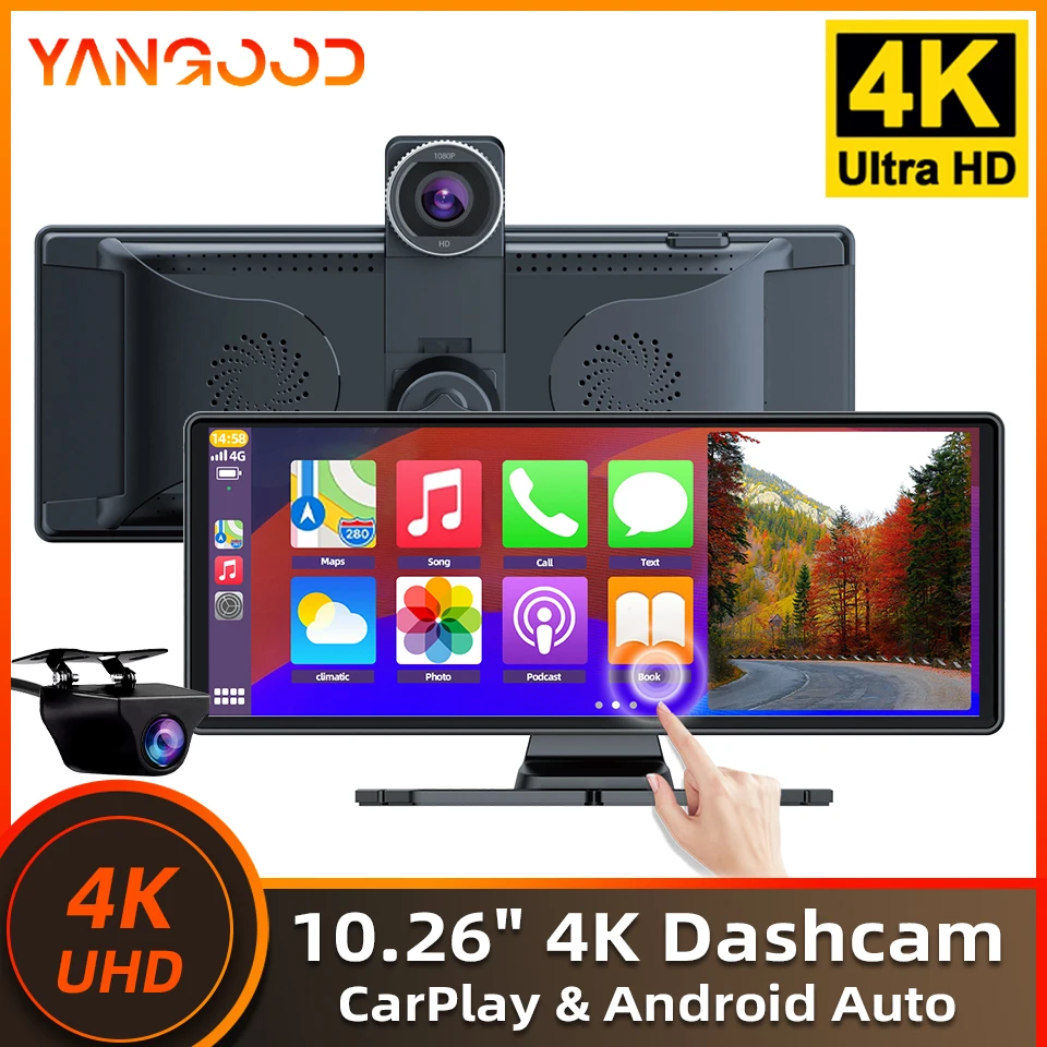 Yangood 4K Car Dashcam 10.26
