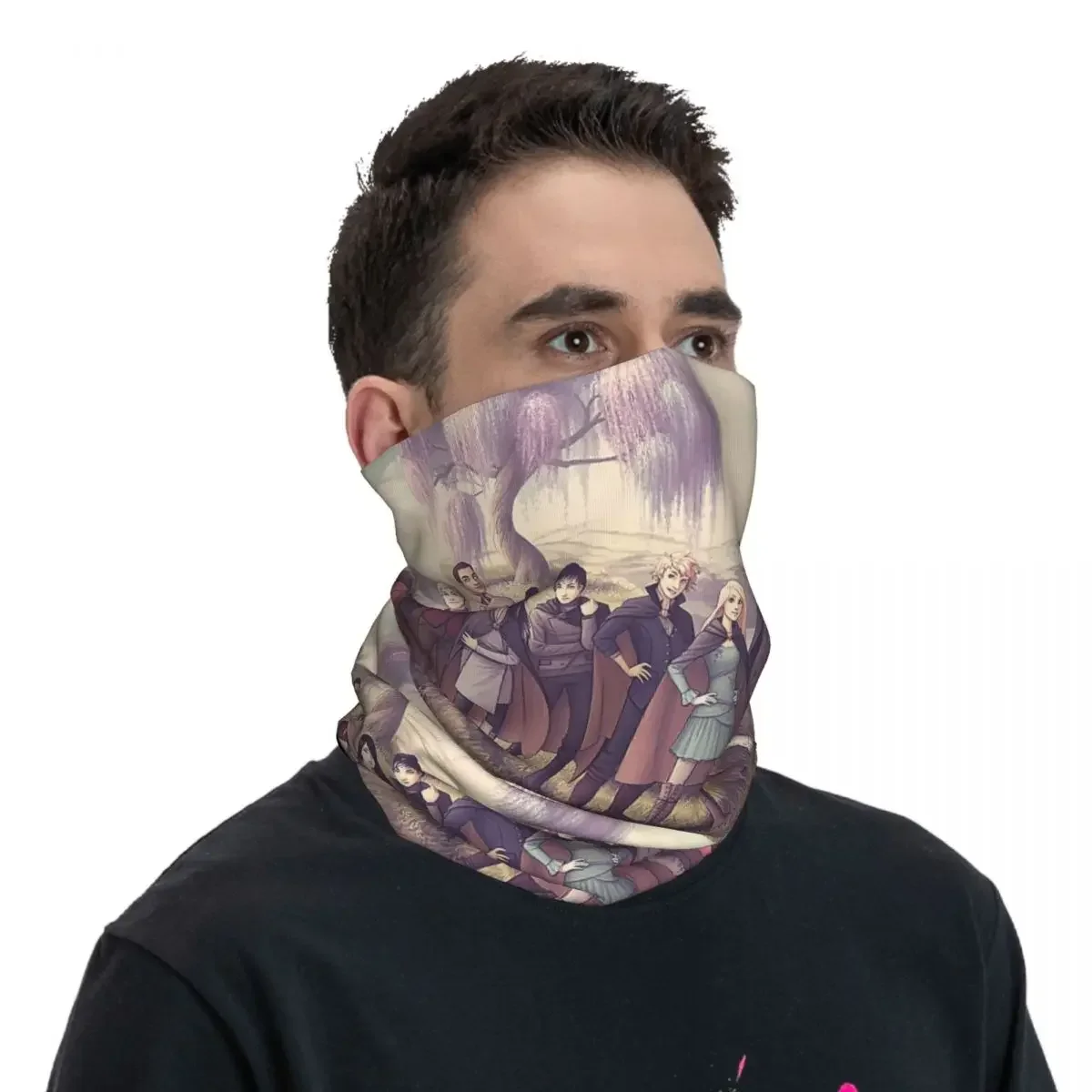 Keeper Of The Lost Cities Character Bandana Neck Gaiter Printed Wrap Mask Scarf Headwear Hiking Fishing For Men Women Adult