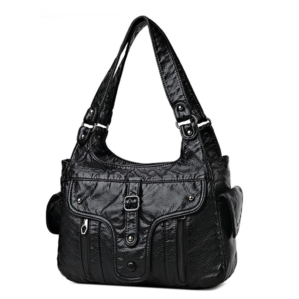 

Женская кожаная большая сумка Puly, женская сумка Sac A Mains, роскошная сумка Boston, большая сумка Carteras Para Mujer De Moda Originales, модный тренд