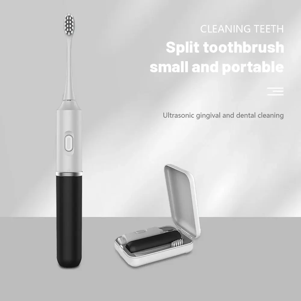 

Portable foldable adult magnetic levitation ultrasonic toothbrush IPX7 waterproof stone removal tartar cleaner