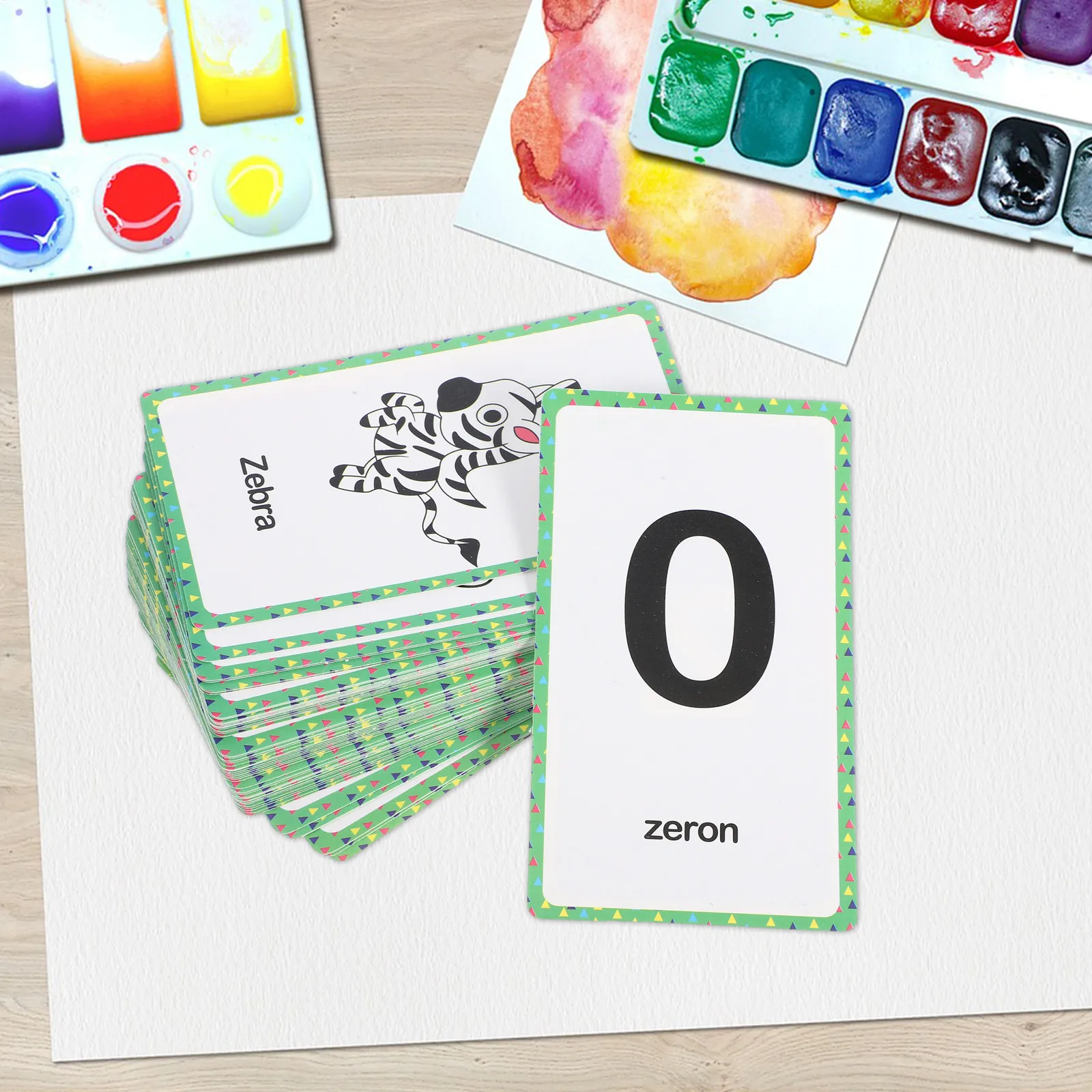 

1Set English Letter Flash Cards Learning Game for Toddlers Moderate Size Strong Build Supports Spelling Practice At Home School