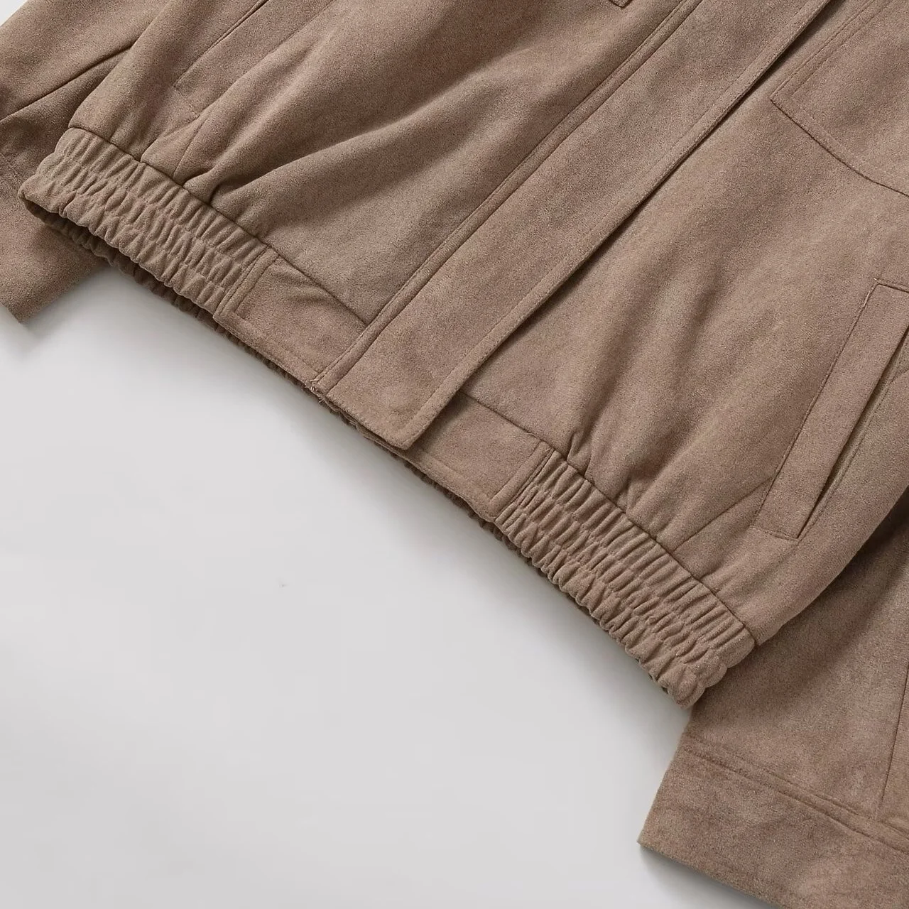 Faionable Street Sle Casual Jaet Casacos para Mulheres Outono Nova Chegada JNLEAOG Poliéster Longo Sve Fechamento com Zíper