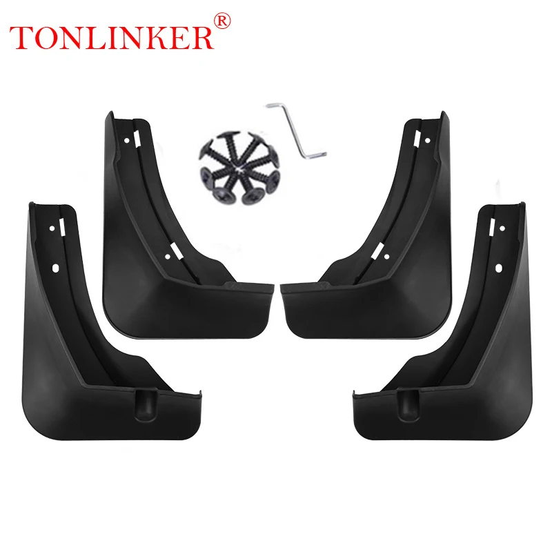 TONLINKER Car Mudguard For GAC S7 SUV 2025 Mudguards Splash Guards Front Rear Fender Mudflaps 4Pcs Accessories
