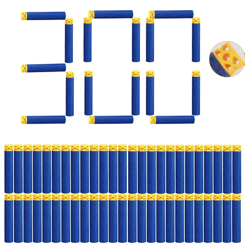 Waffle Darts Hollow Out Soft Head Darts Refill Darts Bullet for Nerf N-Strike Elite Guns 7.2*1.3cm Blue Ammo Toy Gun Accessories