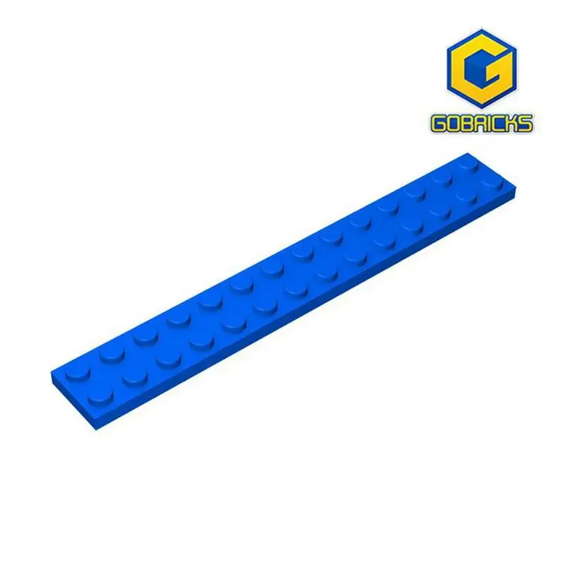 GDS-516 Plate 2 x 14 compatible with lego  91988 pieces of children's DIY building block Particles Plate DIY