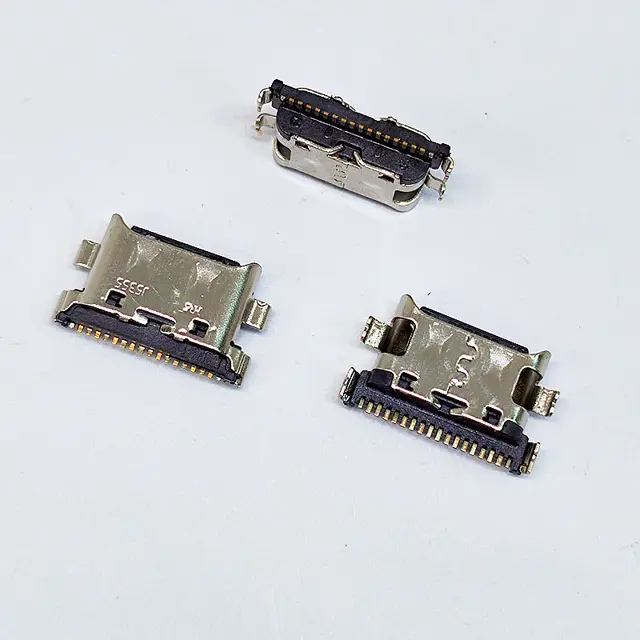 100szt Typ C Port ładowania USB Wtyczka Złącze dokujące Gniazdo Do Samsung Galaxy A51 A71 A21S A40S A50S A20 A30 A40 A50 A60 A70