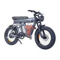 2025 Bezior XF006 20 Inch Electric 4.0 Fat Tire Bike 48V23.2AH Lithium Battery High Speed Brushless Motor Hydraulic Brake
