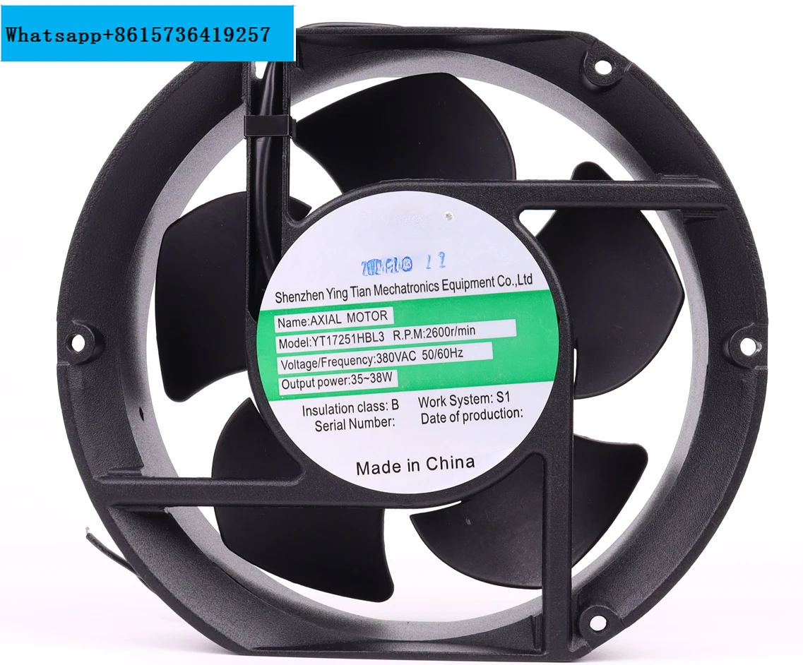 17050 Fan Ball Bearing Oval AC 380V 17050 38W Welding Machine Cooling Fan