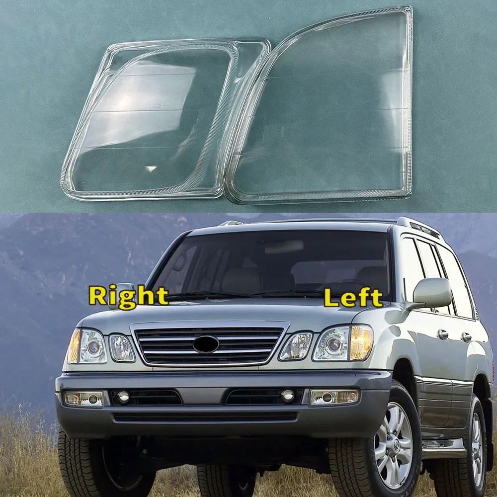 

For Lexus LX470 1998-2007 Car Accessories Headlight Shell Headlamp Transparent Lampshade Cover Lens Plexiglass