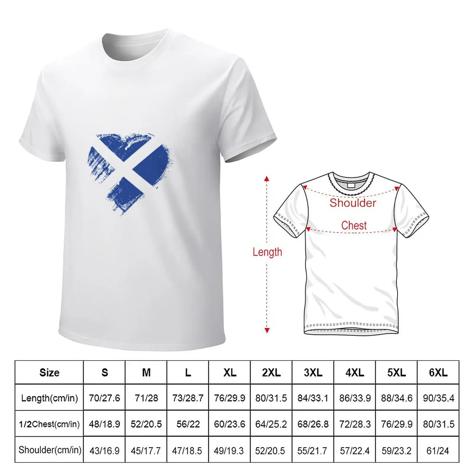 Grungy I Love Scotland [Saltire] Heart Flag T-Shirt tops sublime mens vintage t shirts