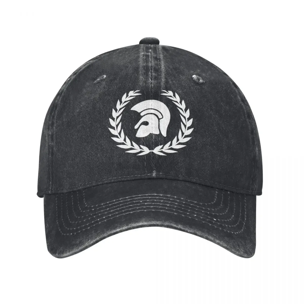 Skinhead, Heavy Hippie Style, Laurel Wreath, Elephant Graphic demin Cap Lightweight Mens Hats Women's Baseball Cap