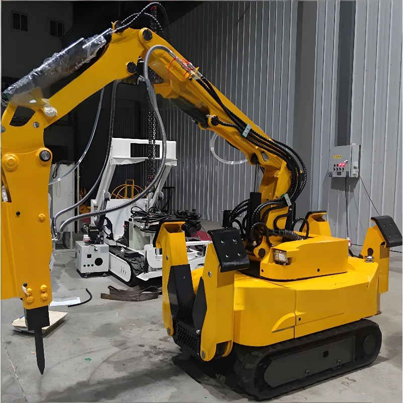 Construction Crawler Demolition Robot Hydraulic Multi-Tool for Disaster Rescue & Narrow Tunnel Breaking Jobs