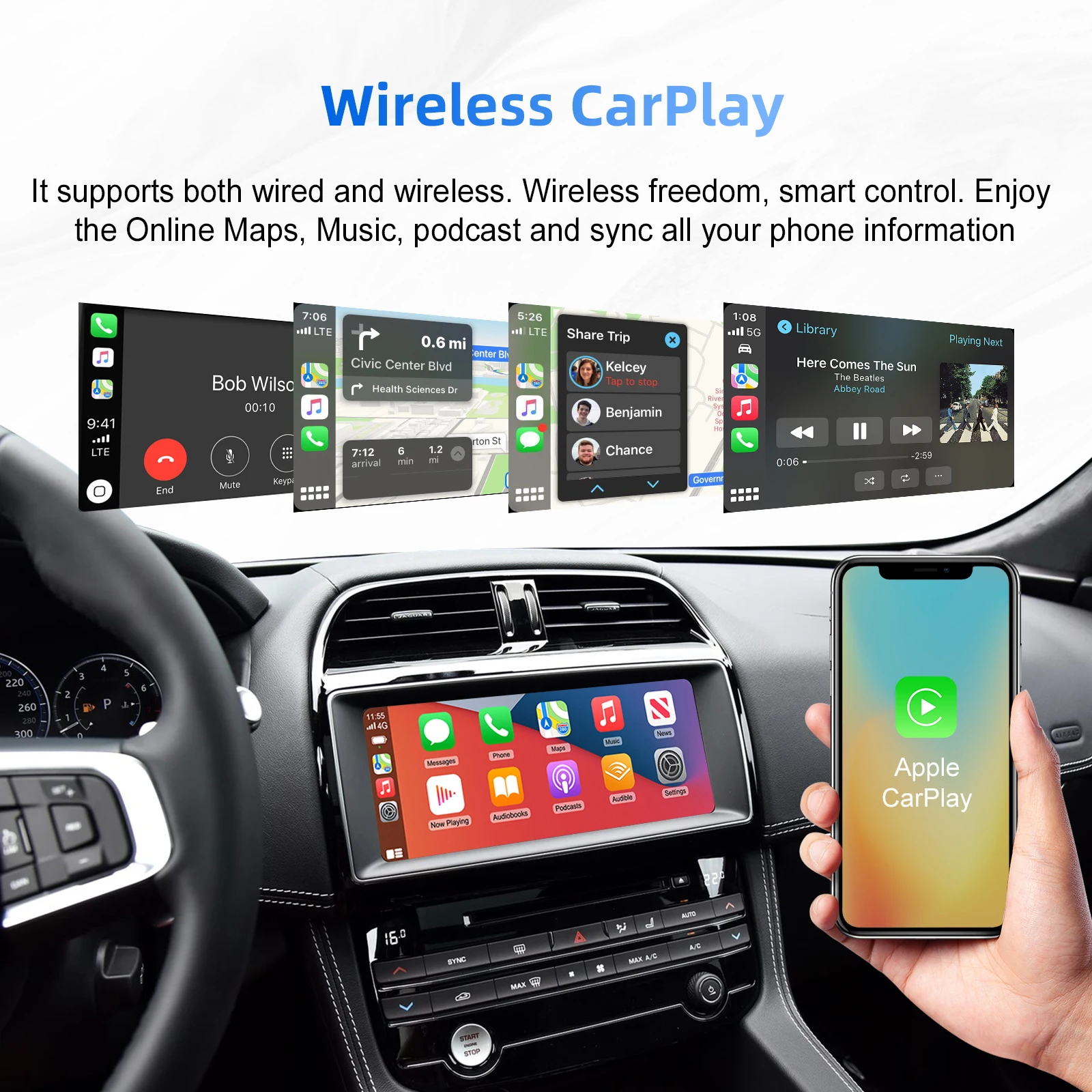 Bezprzewodowy zestaw CarPlay A – Model Kit Xe recenzja i cena