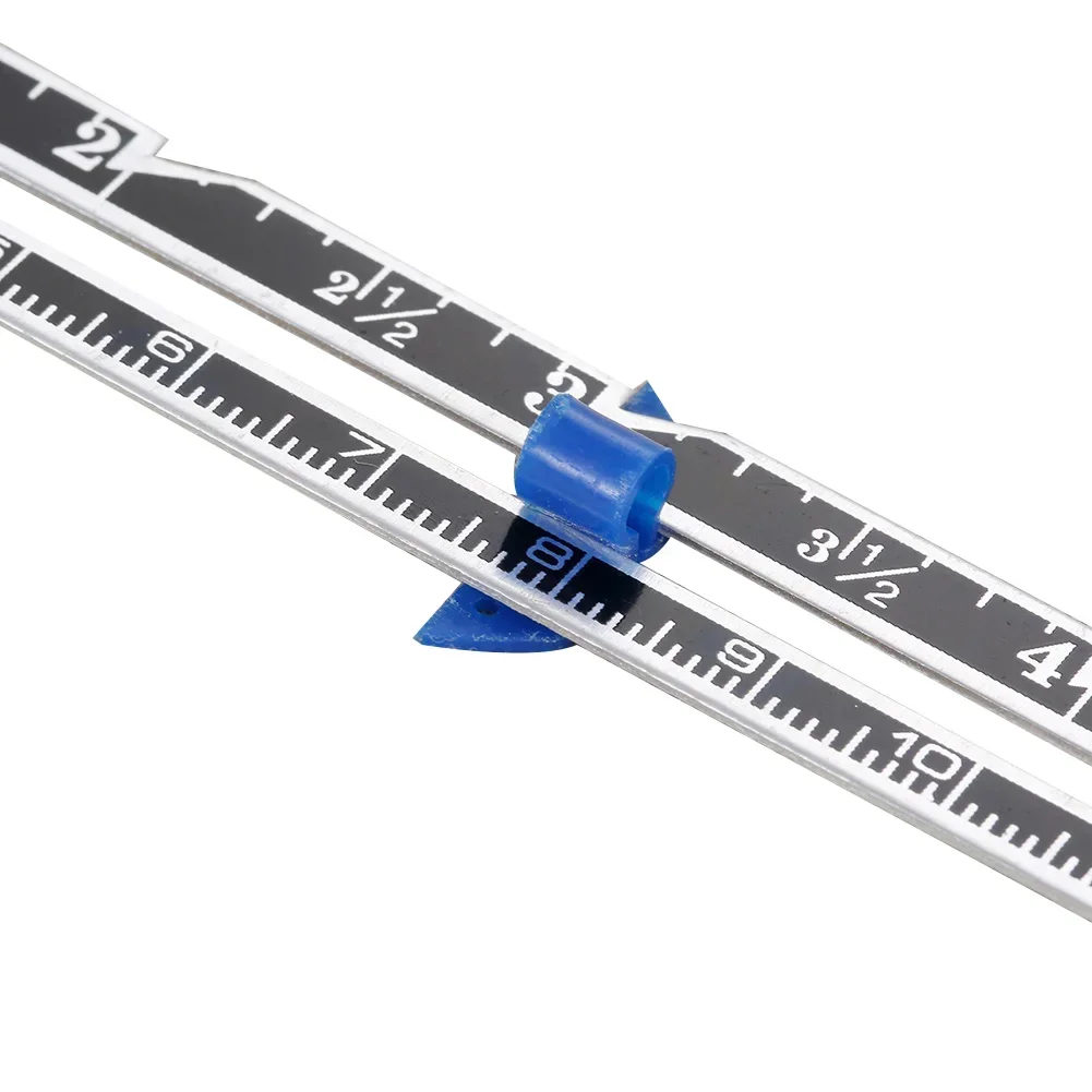 High Quality Sewing Gauge Measuring Tool 0.67inch Width 5.91inch Length Metal+Plastic Multi-functional Sewing Kit