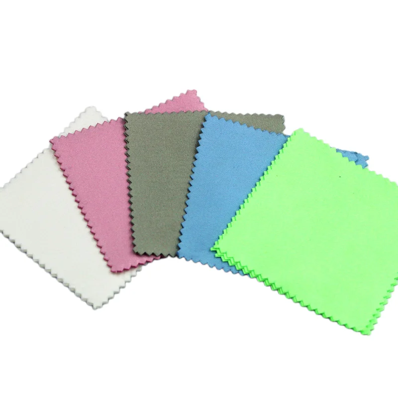 50Pcs 8x8cm Individually Packaged Sterling Silver Jewelry Necklaces Shining Tools Cleaning Soft Cloth Polishing Wiping Cloth