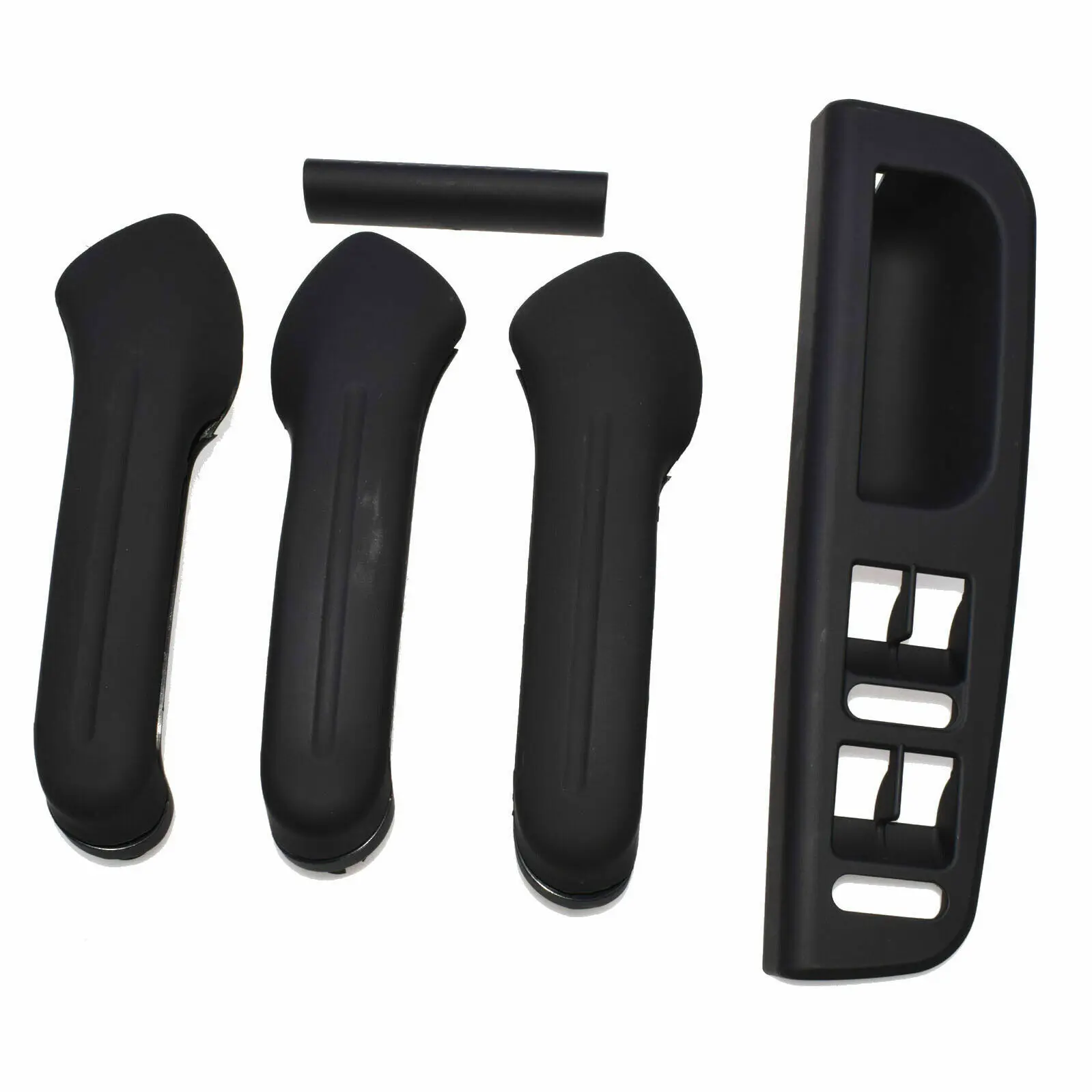 5-piece set suitable for VW Golf MK4 black inner door grab handle cover switch border decoration new product-