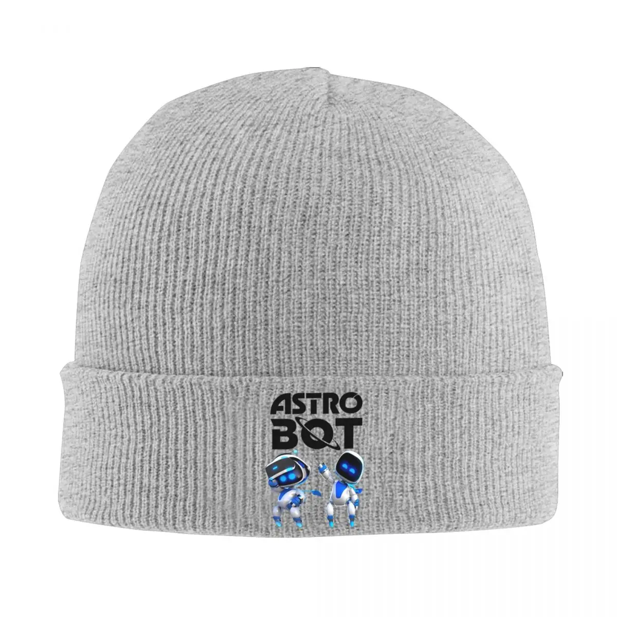 Astrobots Playroom Game Knitted Hat Women's Men's Beanies Autumn Winter Hat Acrylic Casual Cap