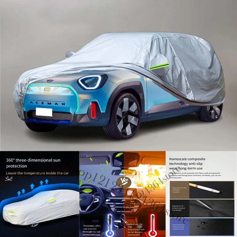 For BMW MINI Aceman Car cover Exterior Car Cover Outdoor Protection Full Car Covers Waterproof