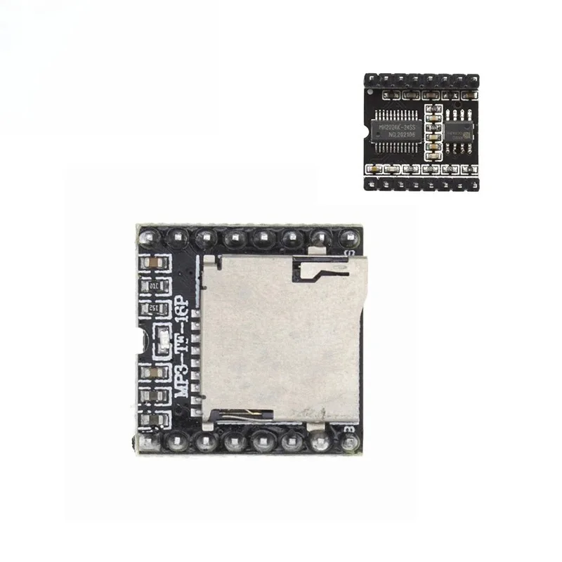 DFPlayer وحدة مشغل MP3 صغيرة V3.0 16P TF بطاقة U القرص Mini MP3 DF مشغل الصوت وحدة الصوت #1