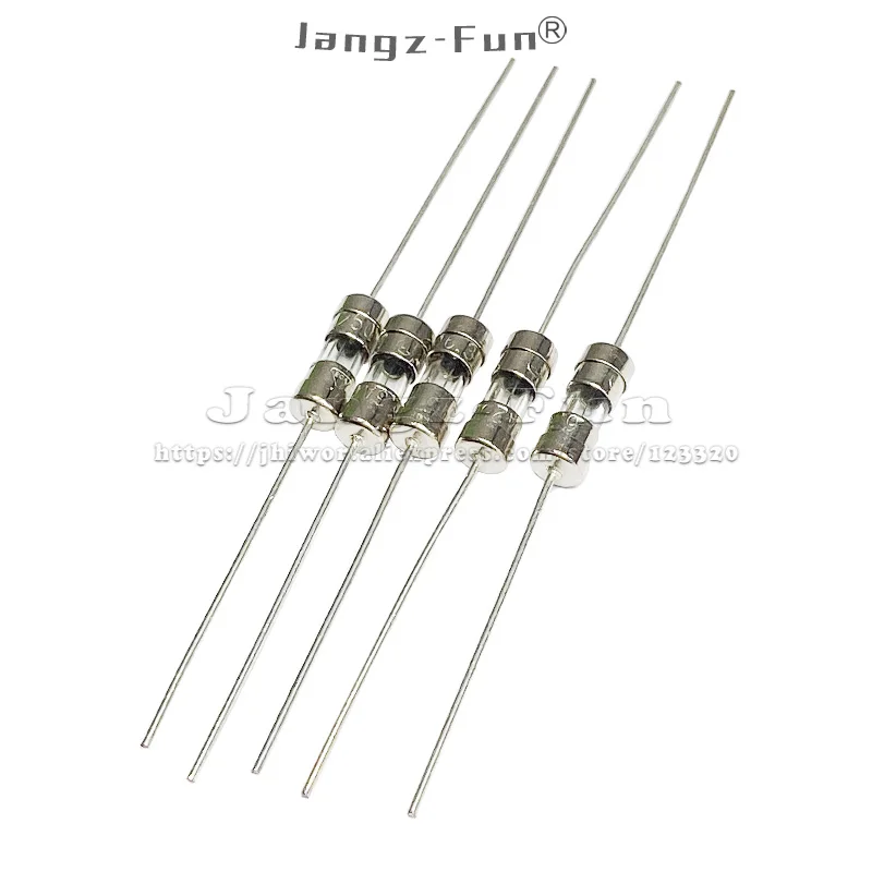 20pcs 3.6*10 3.6x10 Fast-blow Glass Tube Fuse Fast Break With pin 3.6x10mm 0.5A 1A 1.5A 2A 3A 3.15A 4A 5A 6.3A 8A 10A