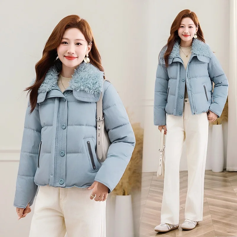 Women's Winter Parka Coat 2026 Loose Warm Ladies Outerweat Korean Version High Quality Comfortable Lady Down Cotton Jacket
