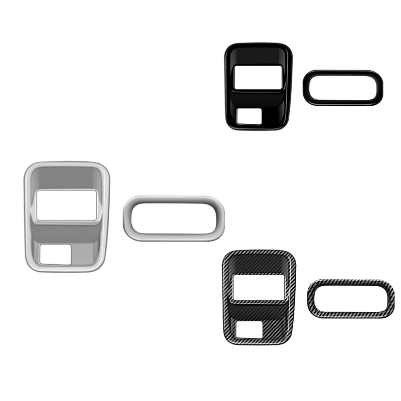 RHD Car Multifunction Button Trim Cover Stickers For Honda Freed Air Crosstar 2024 ETC Trim Frame image 2