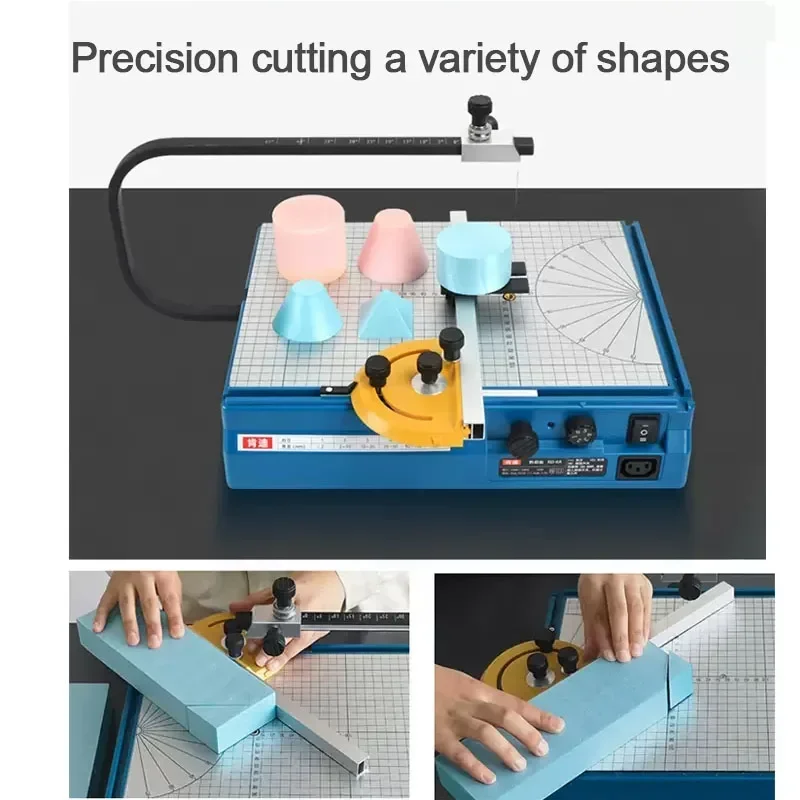 

KD-6D Small Multifunction Bubble Electric Heating Cutting Machine KT Board Pearl Cotton Moving Heating Wire Can Adjusted 0-90°