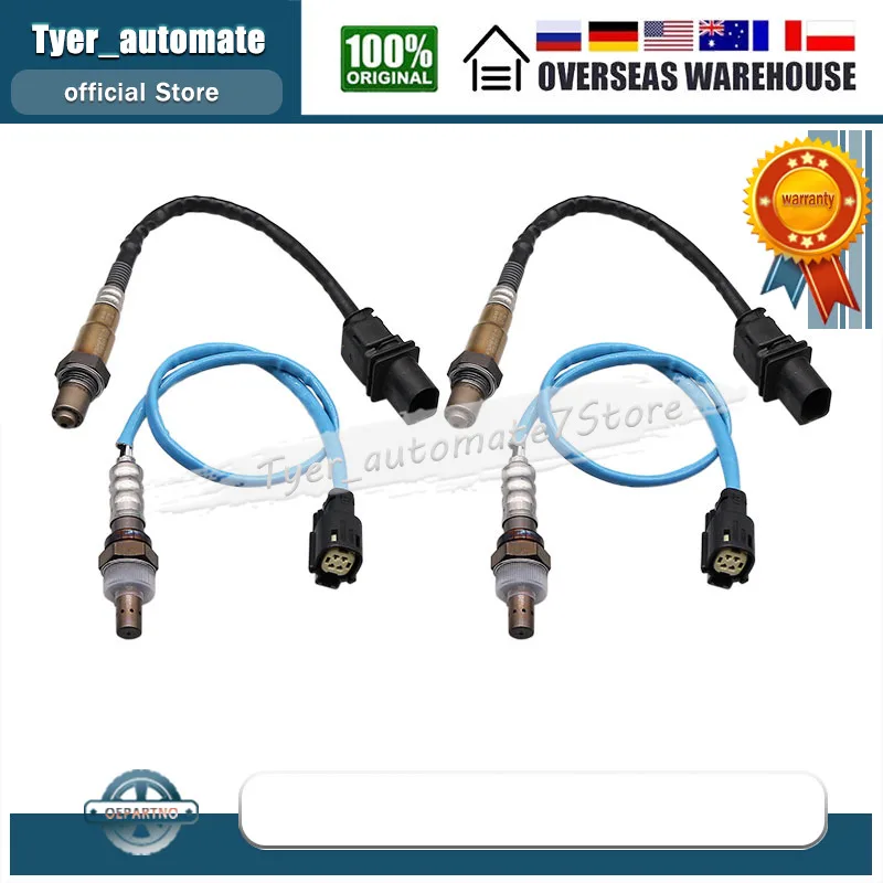 Upstream & Downstream Lambda Sensor Oxygen Sensor O2 Sensor 234-5097 234-4490 For 2011-2014 Ford Mustang 5.0L 5.4L 5.8L