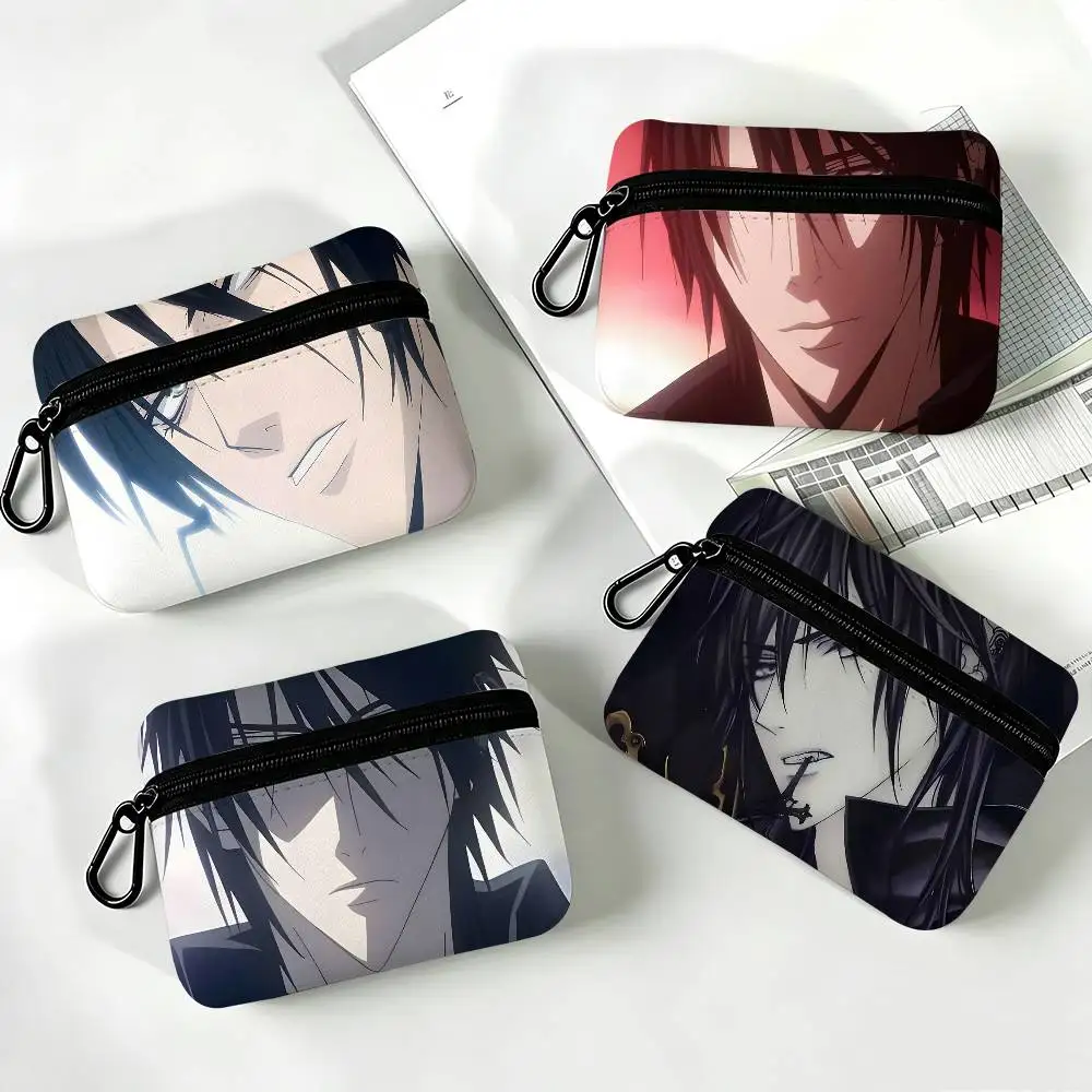 1pc Luka Crosszeria Anime Characters Coin Purse With Carabiner Hook Portable Key Card Wallet Small Zipper Storage Pouch