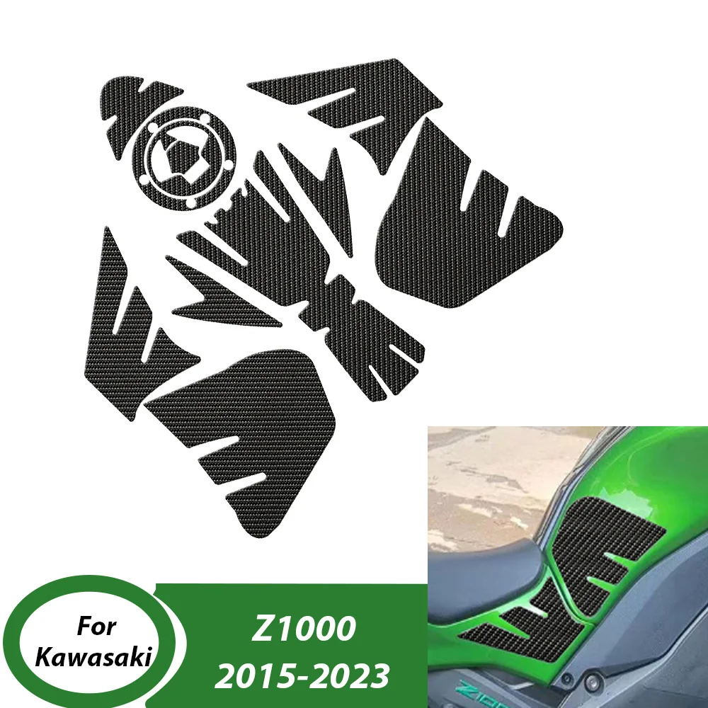 

Z1000 противоскользящие наклейки на топливный бак, крышка бензобака, защитная накладка для масла для Kawasaki Z 1000 2015-2023 2022, аксессуары для мотоциклов