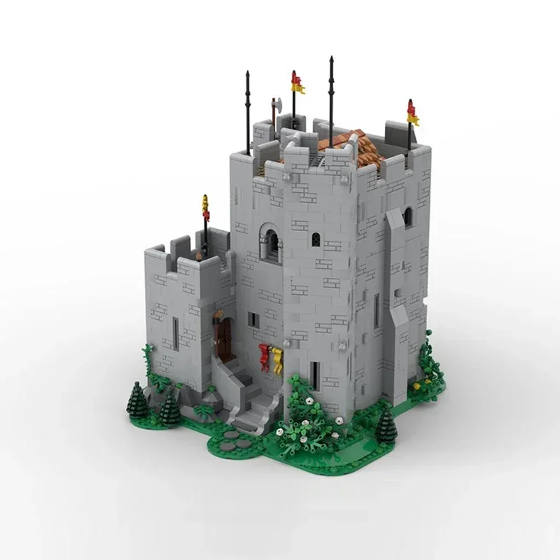 軍事中世城モデル MOC ビルディングレンガレンガ城タワーモジュラーテクノロジーギフト子供の休日組み立てるおもちゃのスーツ