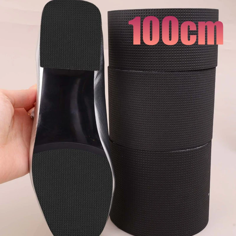6/8/10CM Thick Non-Slip Wear-Resistant Shoe Sole Sticker-Anti Abrasion Heel Quieter Sound-Canceling Chunky Heel Protection 1Roll