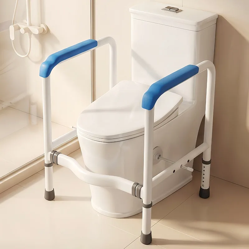 Toilet Support Rail Non Slip Assist Frame for Elderly, Household Washroom Seat Aid