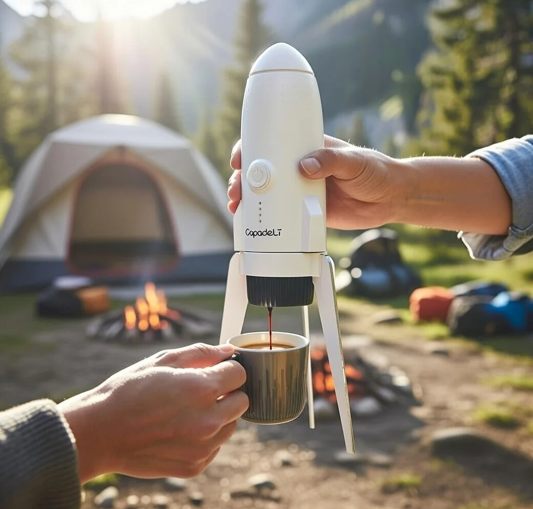 Cafetera Eléctrica Portátil 3 en 1 para Viajes - Cafetera Espresso Inalámbrica con Bomba de Calentamiento para Uso en Casa y Viajes