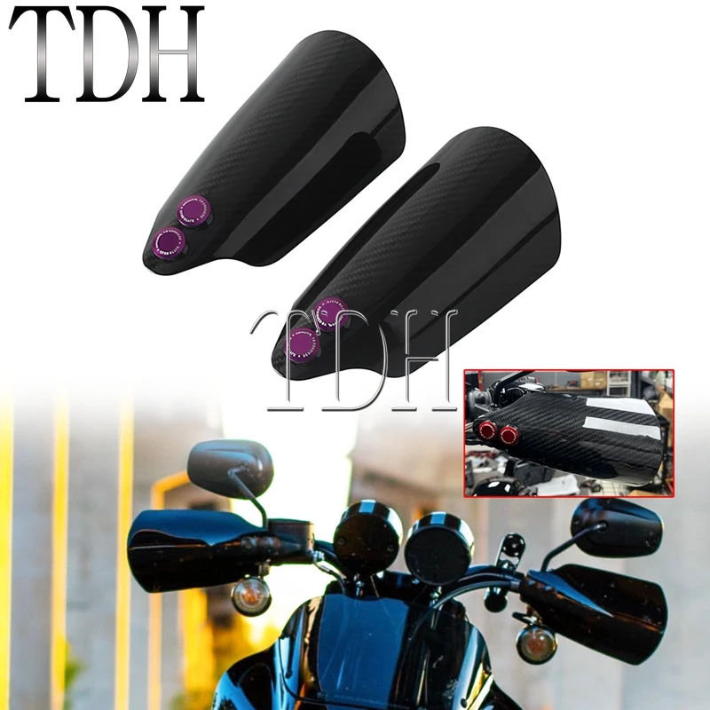 Motorcycle Handguards For Harley Low Rider ST Street Bob Standard Deluxe Heritage Classic Hand Guard Handlebar Shield Protector