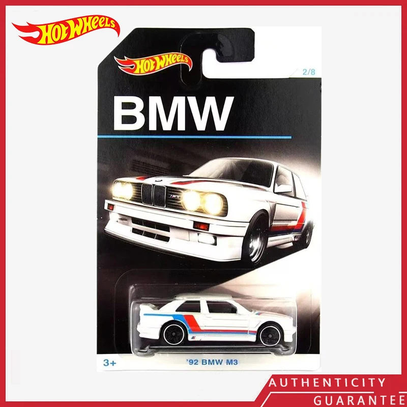 [W magazynie] HOT WHEELS oryginalne 92 BMW M3 modele zabawek pojazdów prezenty dzieci odlewany stop kolekcjonerski ozdoba