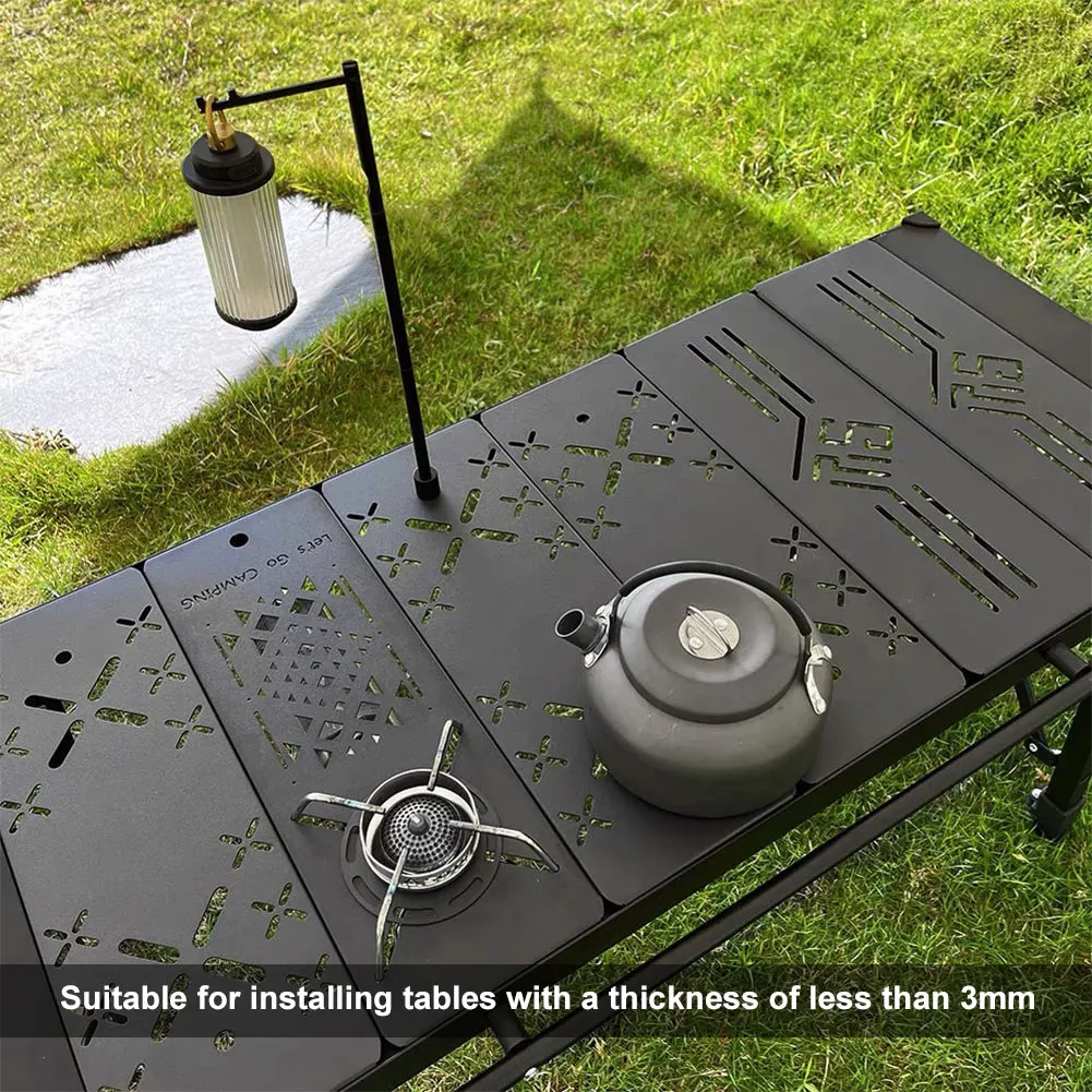 Dobrável acampamento dobrável lâmpada pólo 1/4 tripé parafuso portátil lanterna de acampamento suporte para acampamento caminhadas ao ar livre piquenique pesca